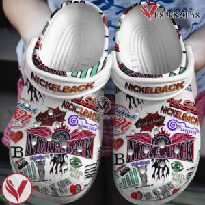 Nickelback Rock band Music Crocs Crocband Clogs, Unique Gifts For Fans - Vesles2014S