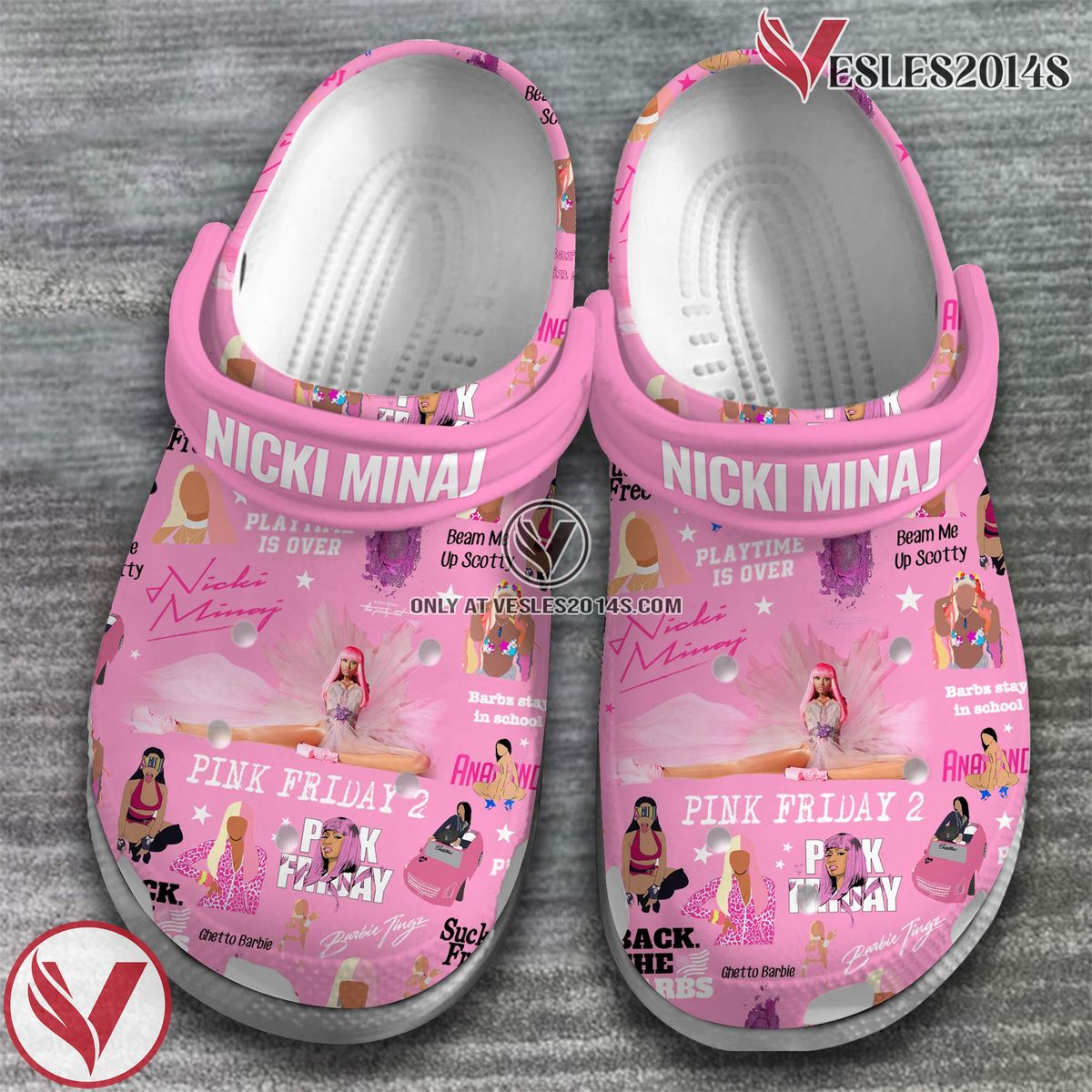 Nicki Minaj Music Crocs Crocband Clogs Shoes, Unique Gifts For Fans Style 11 - Vesles2014S 2