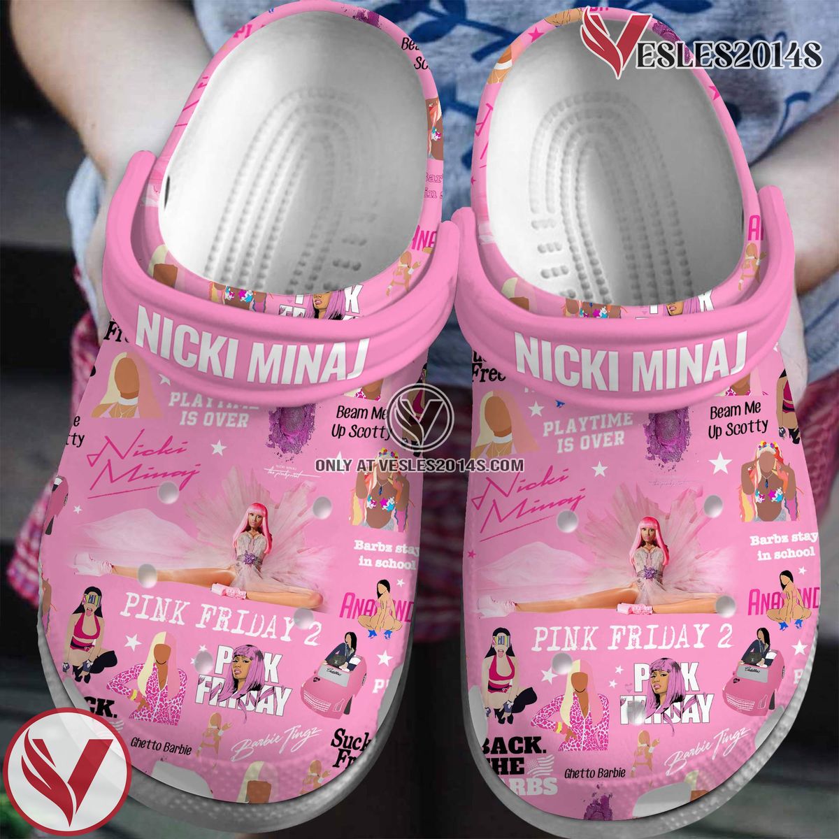 Nicki Minaj Music Crocs Crocband Clogs Shoes, Unique Gifts For Fans Style 11 - Vesles2014S