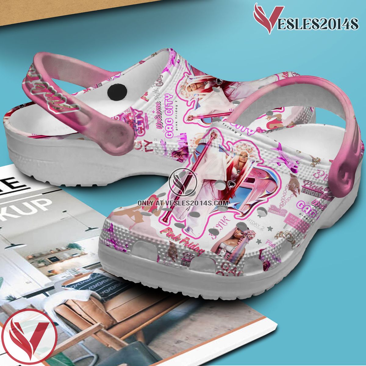 Nicki Minaj Rapper Music Crocs Crocband Clogs Shoes, Unique Gifts For Fans Style 4 - Vesles2014S 2