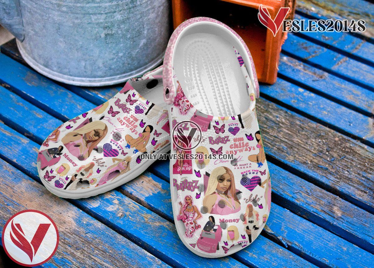 Nicki Minaj Rapper Music Premium Crocs Crocband Clogs Shoes, Unique Gifts For Fans - Vesles2014S 3
