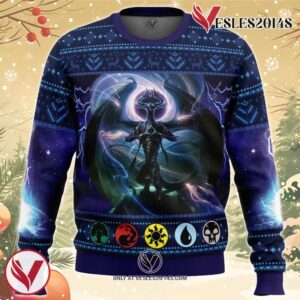 Nicol Bolas Magic the Gathering Ugly Christmas Sweater, Unique Christmas Gift For Fans - Vesles2014S