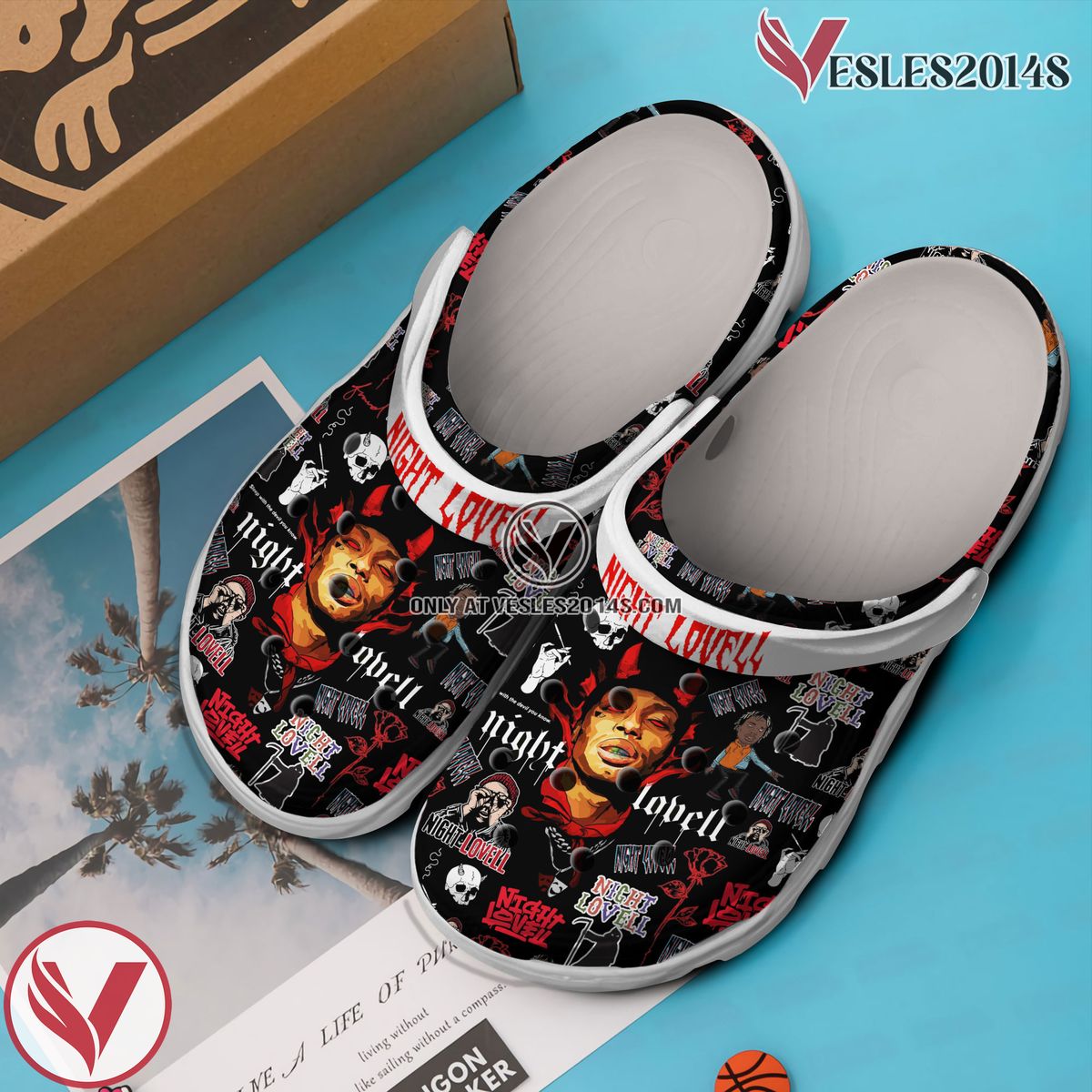Night Lovell Music Crocs Crocband Clogs Shoes, Unique Gifts For Fans - Vesles2014S 2