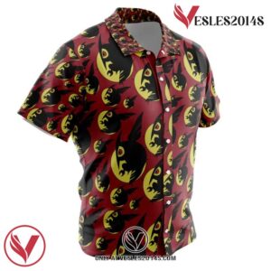 Night Raid Akame ga Kill Hawaiian Button Up Shirt, Perfect Gifts For Anime Lovers - Vesles2014S 1