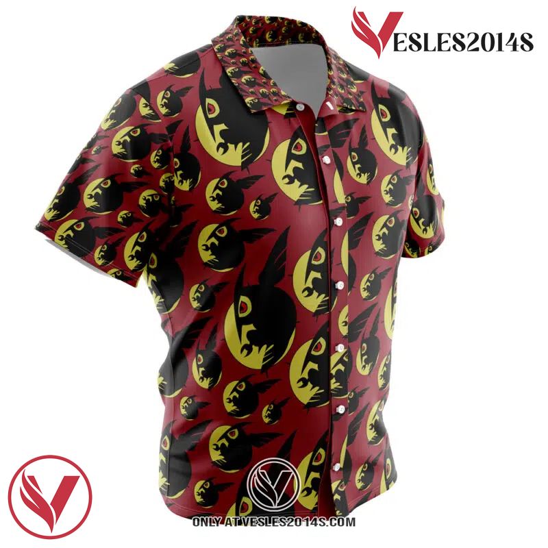 Night Raid Akame ga Kill Hawaiian Button Up Shirt, Perfect Gifts For Anime Lovers - Vesles2014S 1