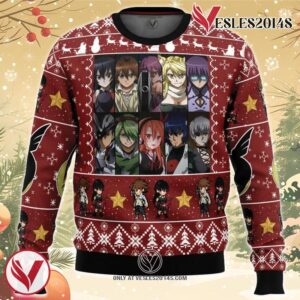 Night Raid Akame ga Kill Ugly Christmas Sweater, Unique Christmas Gift For Fans - Vesles2014S
