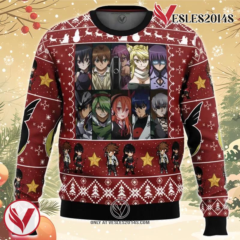 Night Raid Akame ga Kill Ugly Christmas Sweater, Unique Christmas Gift For Fans - Vesles2014S