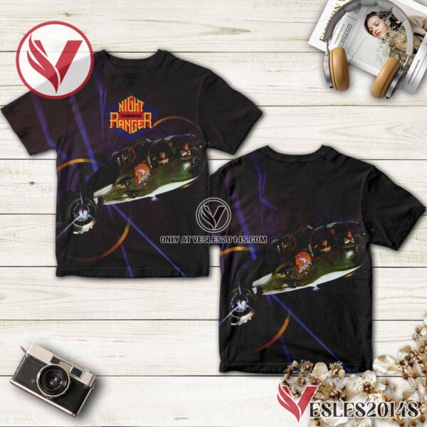 Night Ranger 7 Wishes Studio Album Cover Shirt, Unique Gifts For Music Lovers - Vesles2014S