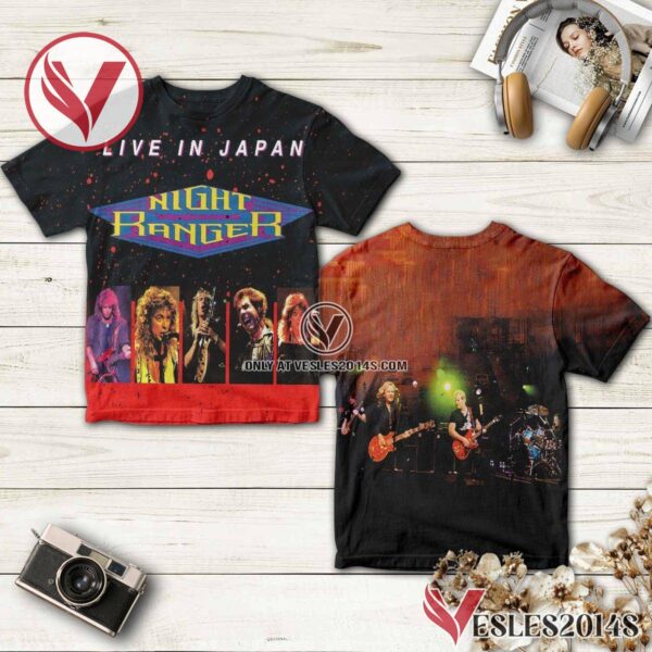 Night Ranger Live In Japan Album Cover Shirt, Unique Gifts For Music Lovers - Vesles2014S