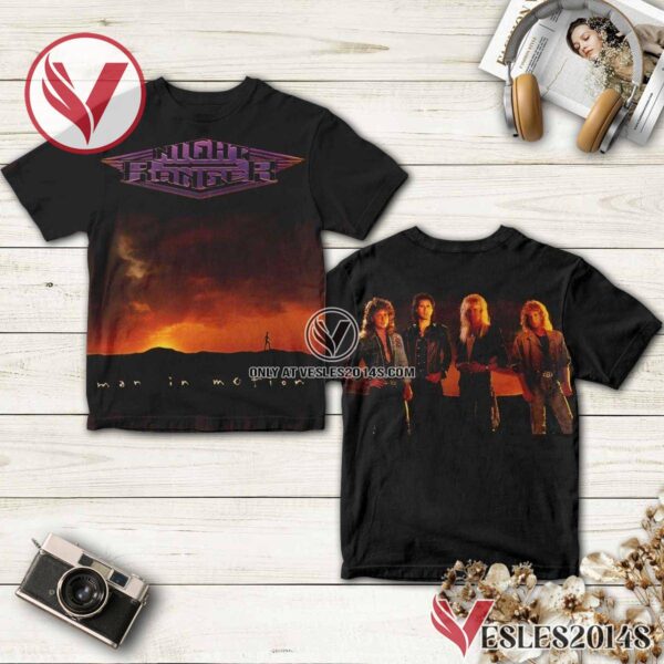 Night Ranger Man In Motion Album Cover Shirt, Unique Gifts For Music Lovers - Vesles2014S