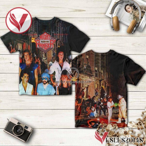 Night Ranger Midnight Madness Studio Album Cover Shirt, Unique Gifts For Music Lovers - Vesles2014S