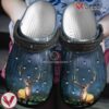 Night Winter Scene With Magic Deer Shoes Clogs Birthday Gifts For Men Women, Unique Gift From  Vesles2014S