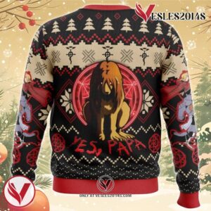 Nina Yes Papa Fullmetal Alchemist Ugly Christmas Sweater, Unique Christmas Gift For Fans - Vesles2014S 1