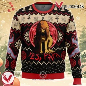 Nina Yes Papa Fullmetal Alchemist Ugly Christmas Sweater, Unique Christmas Gift For Fans - Vesles2014S