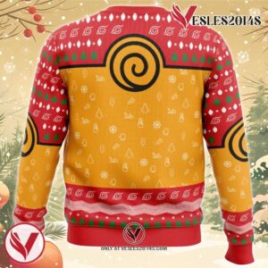Nine-Tails Chakra Mode Naruto Ugly Christmas Sweater, Unique Christmas Gift For Fans - Vesles2014S 1