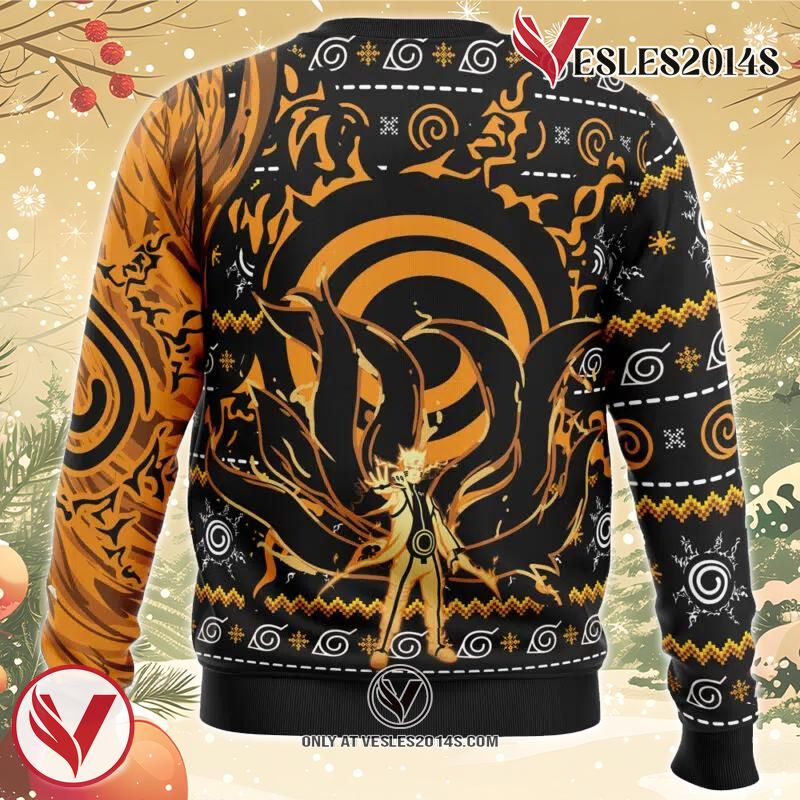 Nine Tails Mode Naruto Christmas Sweater 1
