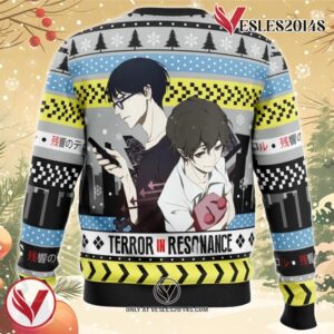 Nine and Twelve Terror in Resonance Ugly Christmas Sweater, Unique Christmas Gift For Fans - Vesles2014S 1