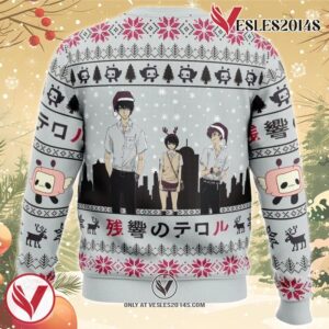 Nine x Lisa x Twelve Terror in Resonance Ugly Christmas Sweater, Unique Christmas Gift For Fans - Vesles2014S 1