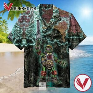Ninja Turtle He Man League Casual Hawaiian Shirt, Best Gifts For Summer Vesles2014S 1