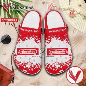 Nintendo Logo Crocs Shoes For Men And Women, Unique Clogs Shoes For Fans - Vesles2014S 1