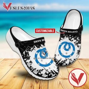 Nippon Telegraph and Telephone Logo Crocs Shoes For Men And Women, Unique Clogs Shoes For Fans - Vesles2014S
