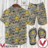 Nirvana Icon Combo Hawaiian Shirt, Beach Shorts And Flip Flop, Unique Gifts For Friends - Vesles2014S 1