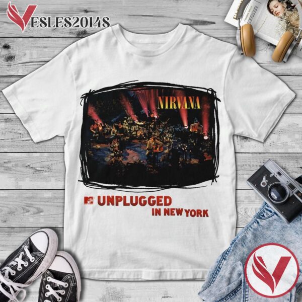 Nirvana Mtv Unplugged In New York Album Cover Shirt, Perfect Gifts For Music Lovers - Vesles2014S