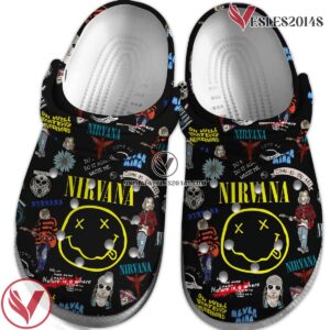 Nirvana Music Crocs Crocband Clogs Shoes, Unique Gifts For Fans Style 2 - Vesles2014S 2