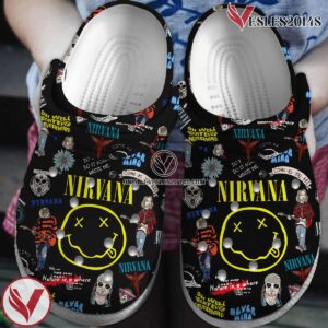 Nirvana Music Crocs Crocband Clogs Shoes, Unique Gifts For Fans Style 2 - Vesles2014S
