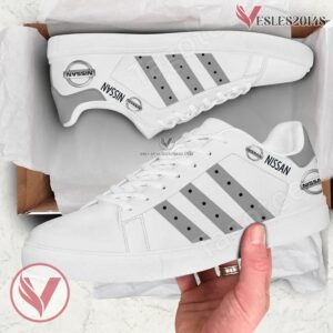 Nissan Logo Print Stan Smith Shoes For Men And Womens - Vesles2014s