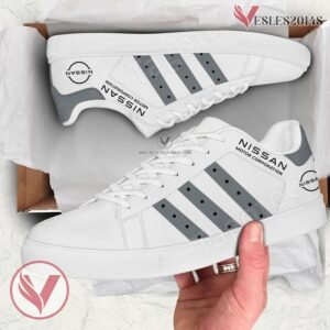 Nissan Motor Logo Print Stan Smith Shoes, Unique Sneaker For Fans - Vesles2014s