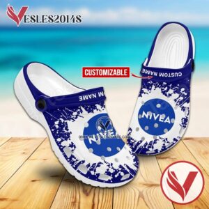 Nivea Cosmetic Logo Crocs Shoes For Men And Women, Unique Clogs Shoes For Fans - Vesles2014S
