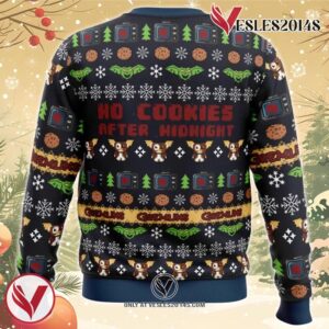 No Cookies After Midnight Gremlins Ugly Christmas Sweater, Unique Christmas Gift For Fans - Vesles2014S 1