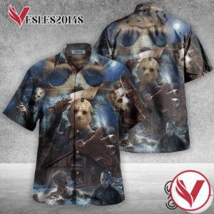 No Lives Matter Jason Voorhees Halloween Casual Beach Full Printing Hawaiian Shirt Vesles2014S 1