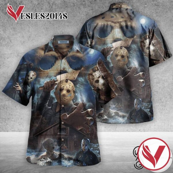 No Lives Matter Jason Voorhees Halloween Casual Beach Full Printing Hawaiian Shirt Vesles2014S 1