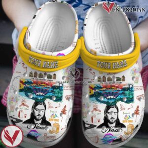 Noah Kahan Music Crocs Crocband Clogs Shoes, Unique Gifts For Fans Style 1 - Vesles2014S