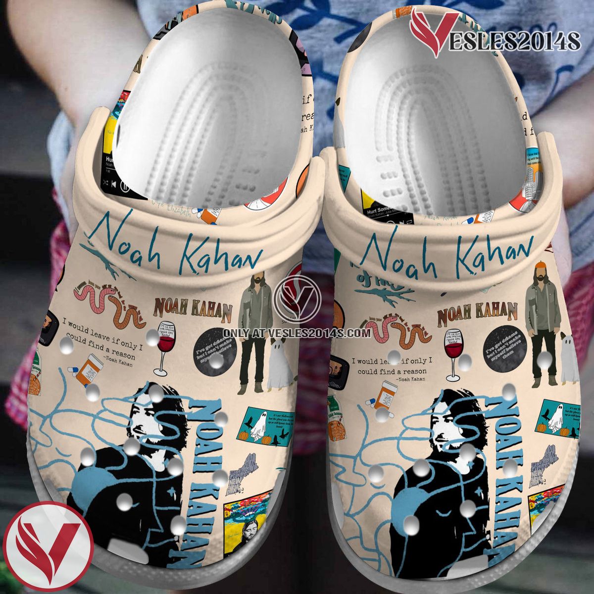 Noah Kahan Music Crocs Crocband Clogs Shoes, Unique Gifts For Fans Style 6 - Vesles2014S
