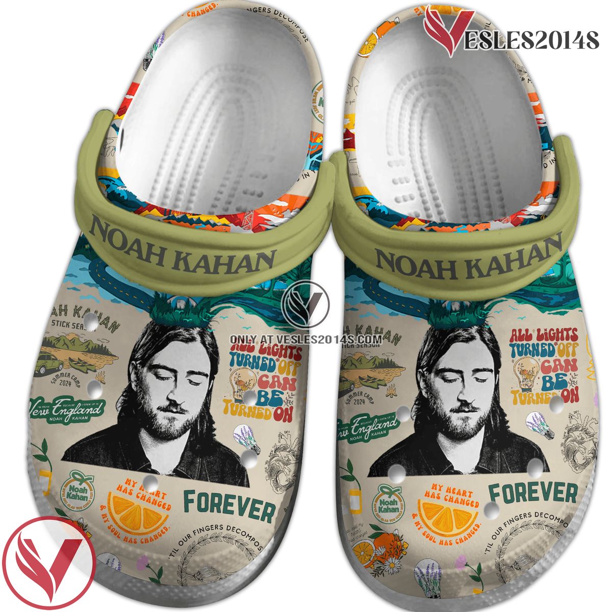 Noah Kahan Music Crocs Crocband Clogs Shoes, Unique Gifts For Fans Style 7 - Vesles2014S 2