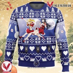 Nodoka & Mai Rascal Does Not Dream of Bunny Girl Senpai Ugly Christmas Sweater, Unique Christmas Gift For Fans - Vesles2014S