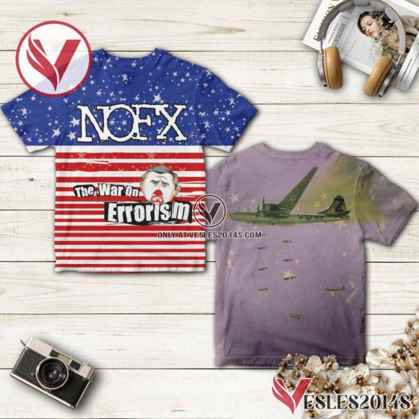 Nofx The War On Errorism Album Cover Shirt Style 2, Unique Gifts For Music Lovers - Vesles2014S