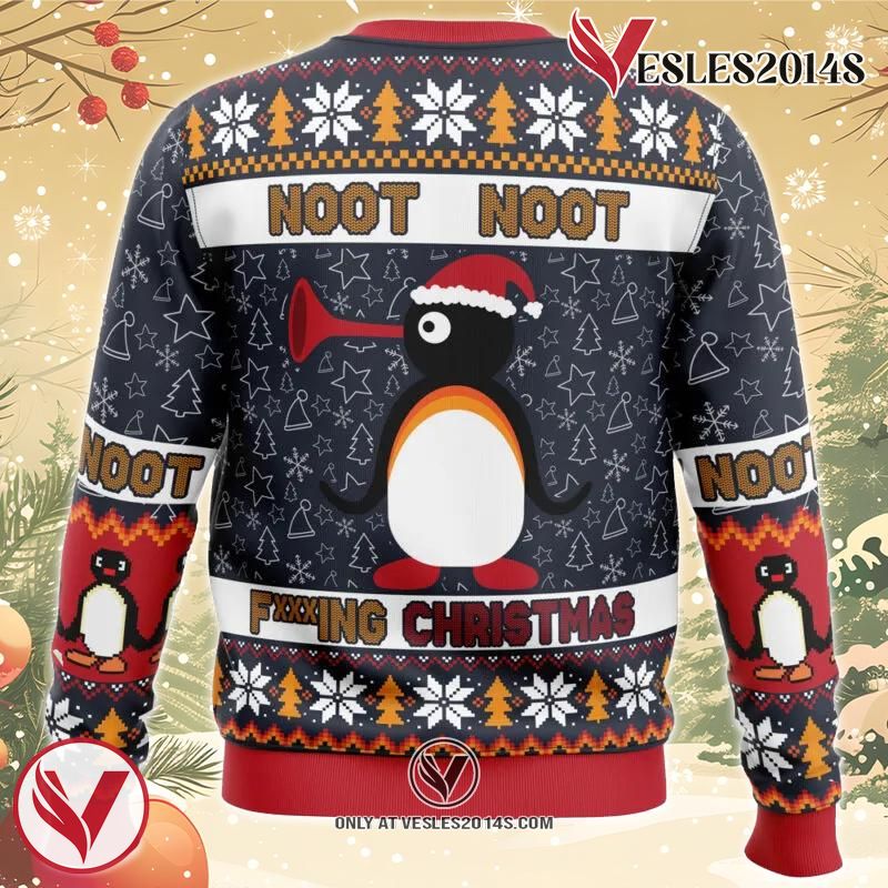 Noot Christmas Pingu Ugly Christmas Sweater, Unique Christmas Gift For Fans - Vesles2014S 1