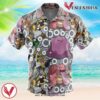 Normal Type Pokemon Pokemon Hawaiian Button Up Shirt, Perfect Gifts For Anime Lovers - Vesles2014S