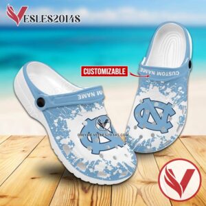 North Carolina Logo Custom Crocs Shoes For Men And Women, Unique Clogs Shoes For Fans - Vesles2014S