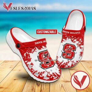 North Carolina State Logo Custom Crocs Shoes For Men And Women, Unique Clogs Shoes For Fans - Vesles2014S