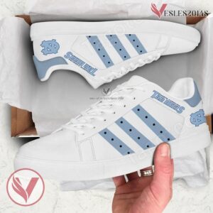 North Carolina Tar Heels Print Stan Smith Shoes, Best Sneaker For Fans - Vesles2014s 1