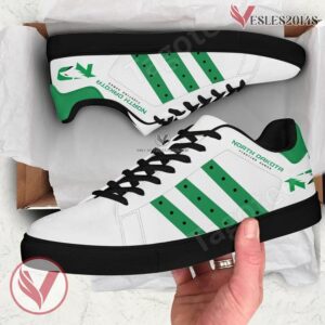 North Dakota Fighting Hawks Print Stan Smith Shoes, Best Sneaker For Fans - Vesles2014s