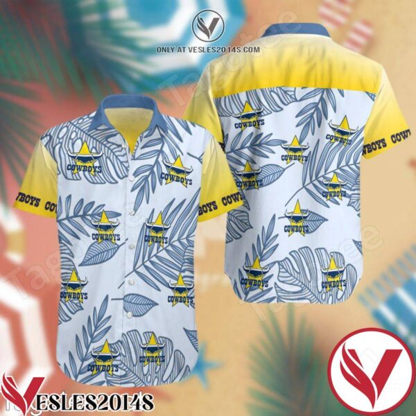 North Queensland Cowboys Hawaiian Shirt And Short, Unique Gifts For Friends - Vesles2014S 1
