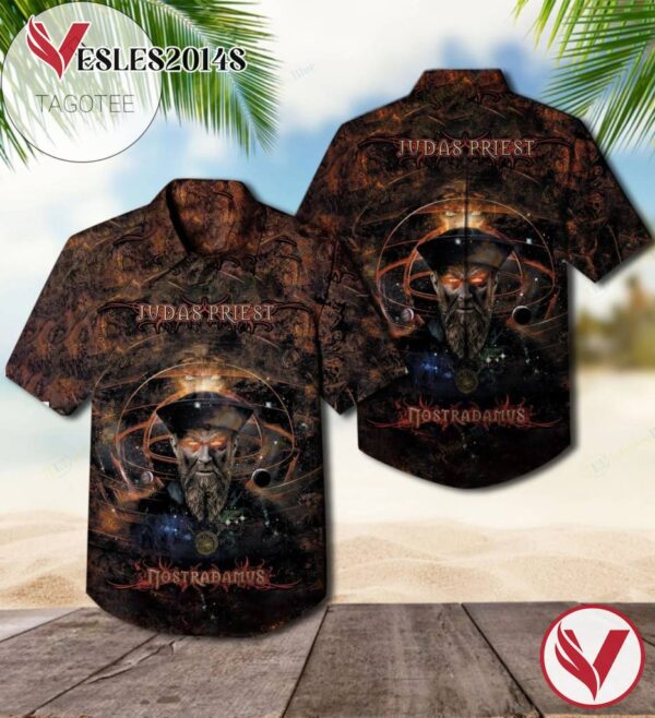 Nostradamus Album By Judas Priest Hawaiian Shirt, Best Gift For Music Lovers Vesles2014S