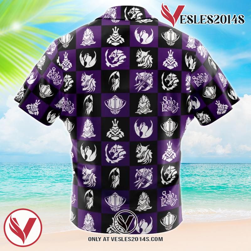 Notable Guilds Solo Leveling Hawaiian Button Up Shirt, Perfect Gifts For Anime Lovers - Vesles2014S 1