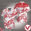 Nottingham Forest Red Tropical Floral White Hawaiian Shirt, Unique Gifts For Friends - Vesles2014S 1